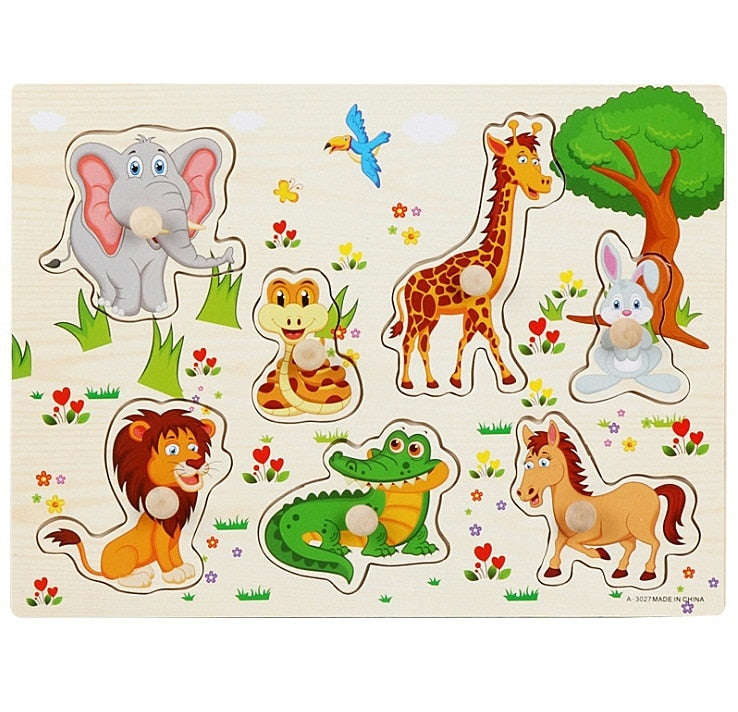 Educational Wood Puzzles/Montessori Toys for Kids (2-12 Years)