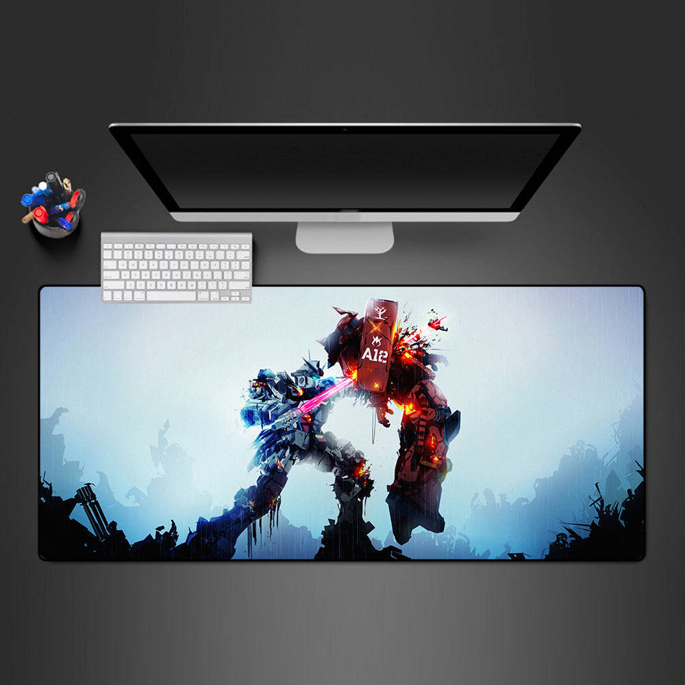 Backstab Design M-XXL Size Gaming Mouse Pad with Non-Slip Rubber Base