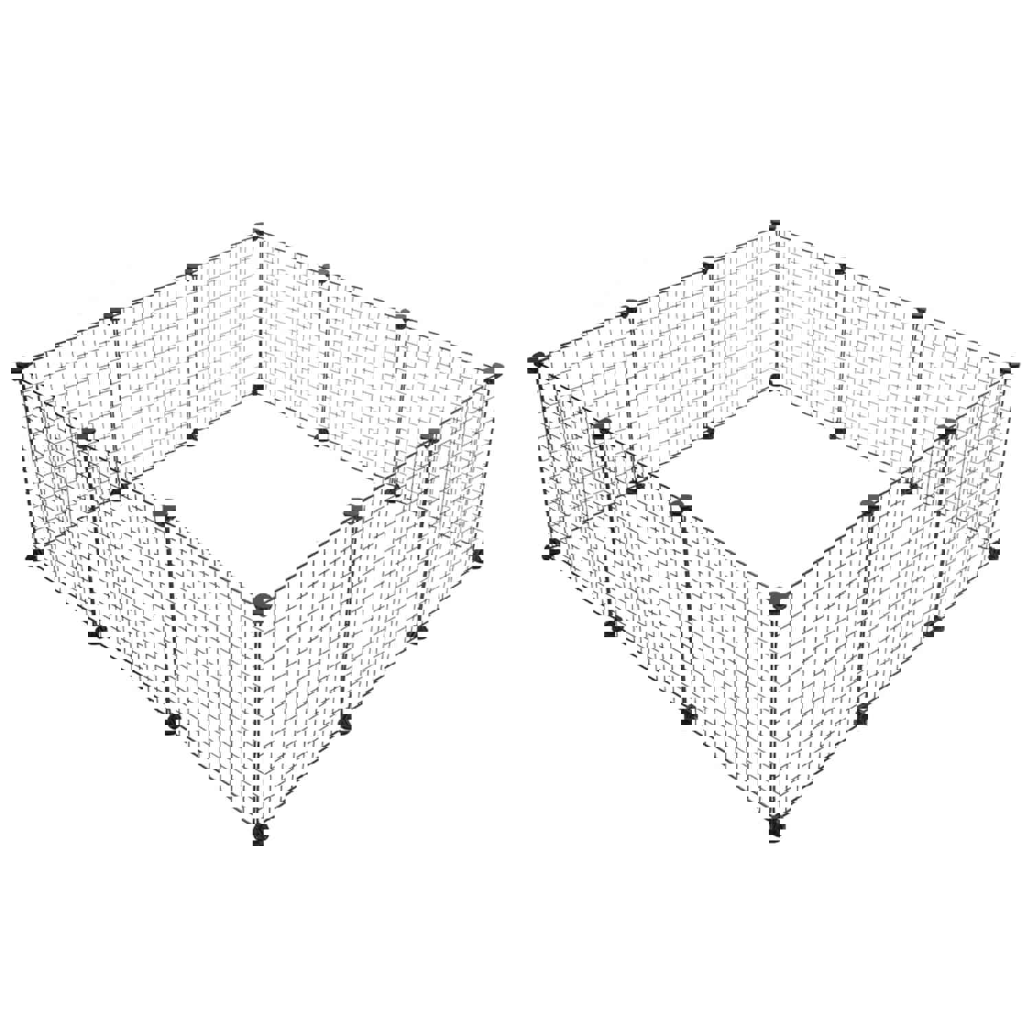 UWR-Nite Pet Playpen, Small Animals Cage DIY Wire Fence with Door for Indoor/Outdoor Use