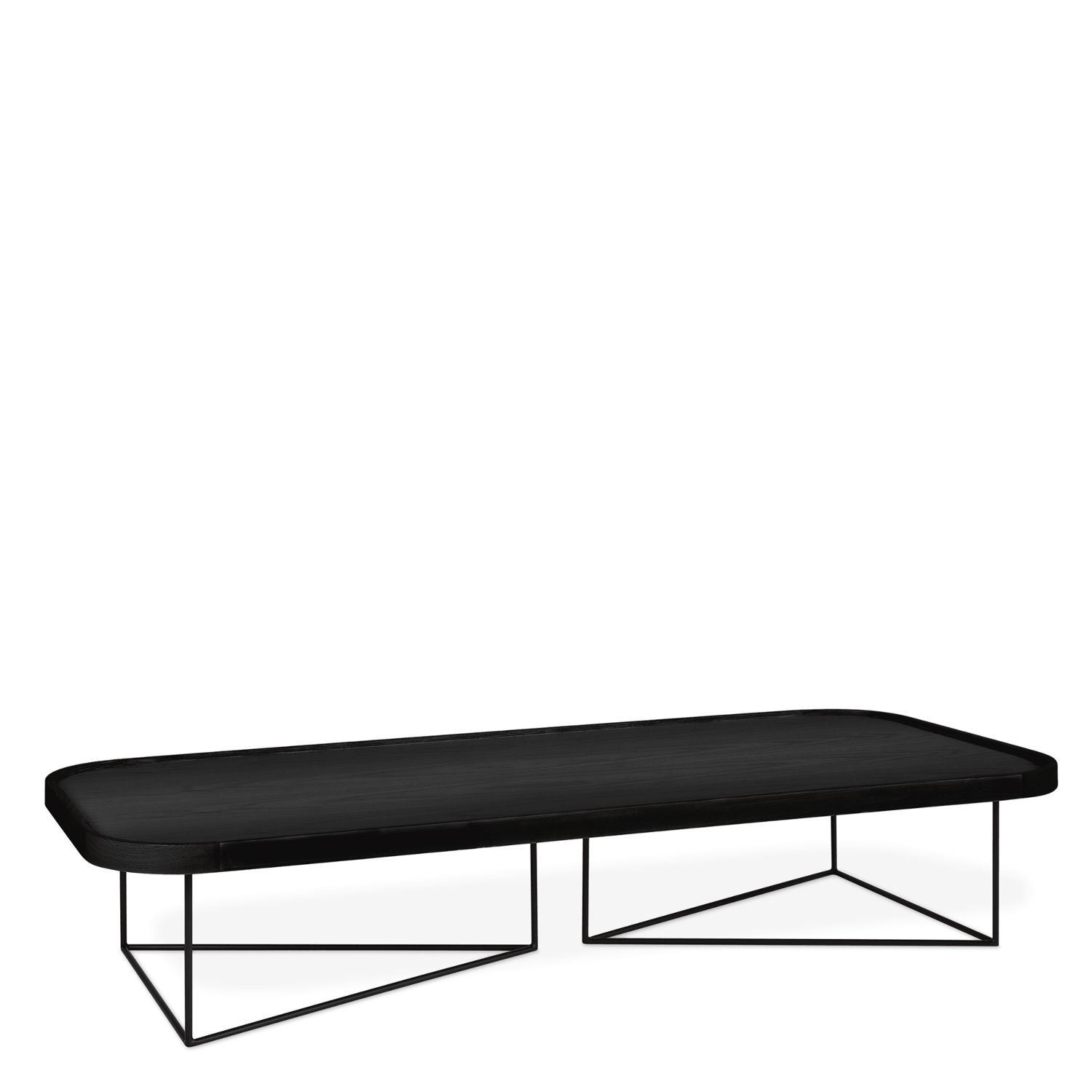 Porter Rectangular Coffee Table - Modern Design with Metal Base