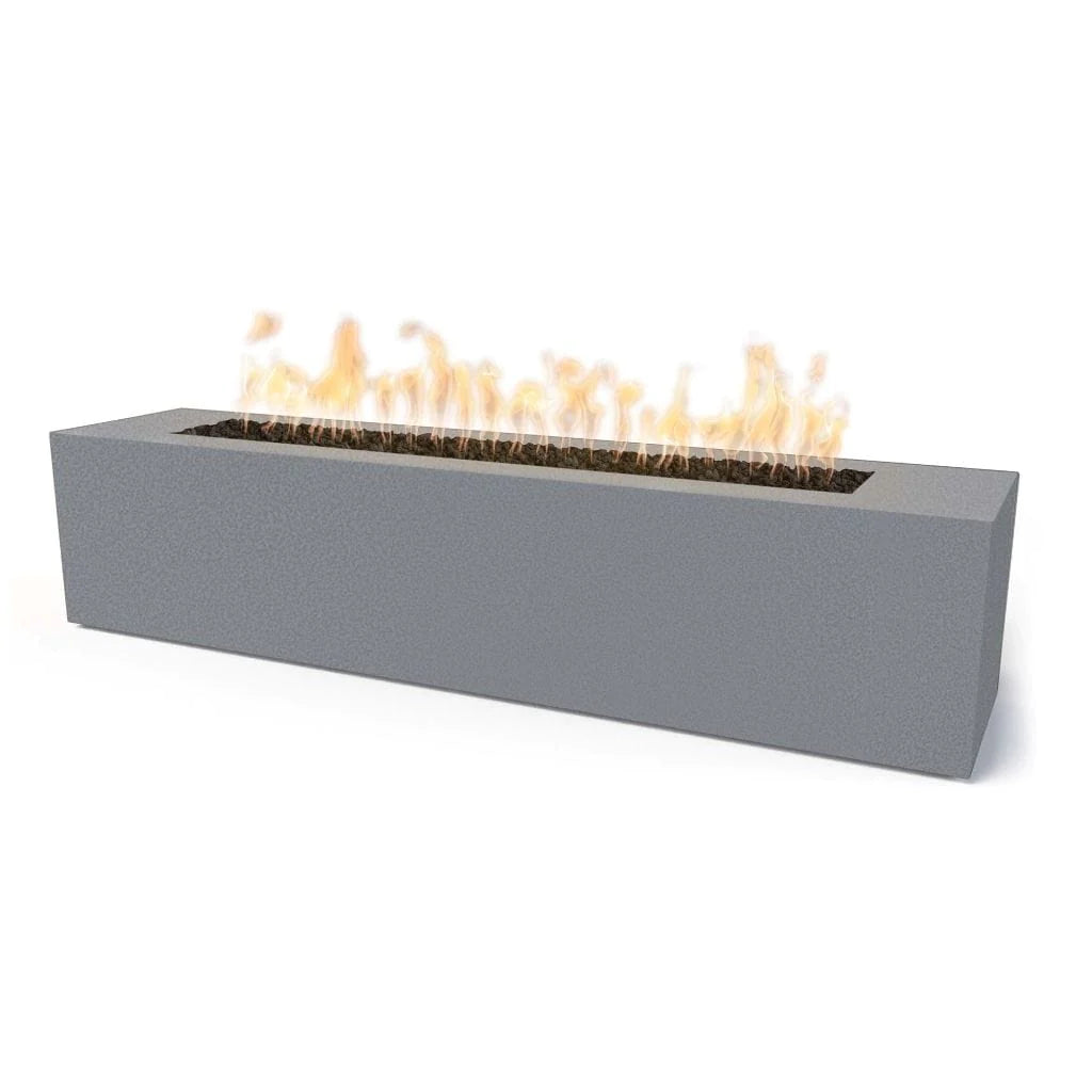 The Outdoor Plus 72 Rectangular Carmen Fire Pit - Powder Coated Metal (Natural Gas/Liquid Propane)