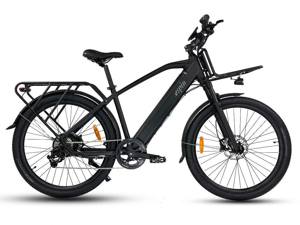 Sport Electric Bike - 500W Geared Hub, Cobalt Blue & Black