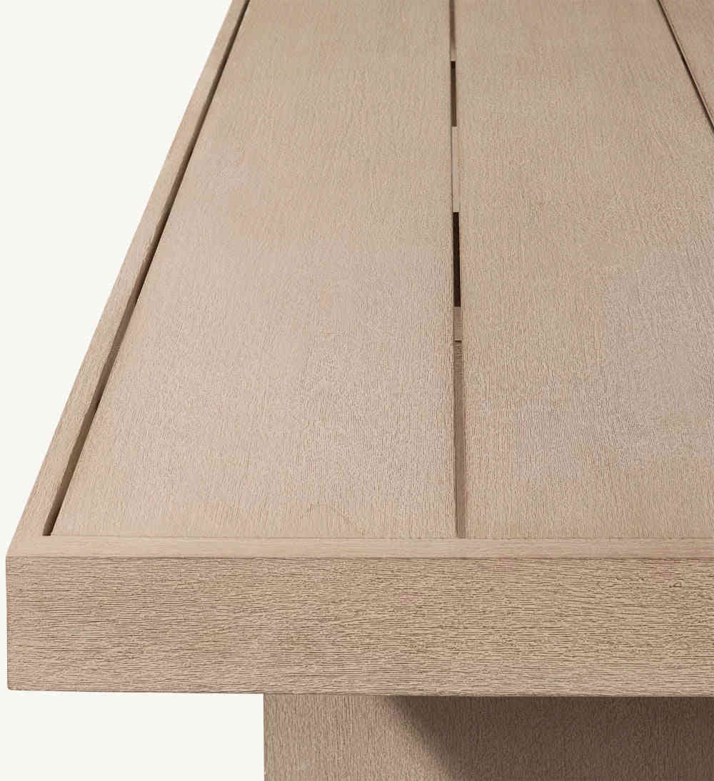RH Cape Town Rectangular Dining Table - Solid Teak/Aluminum