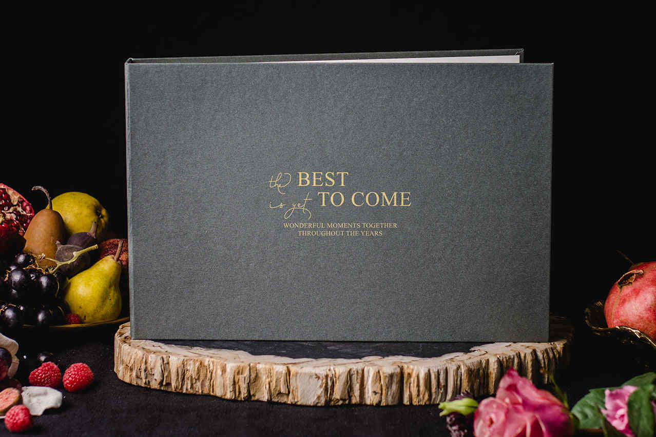 The Best is Yet to Come Anniversary Book - Steel Grey