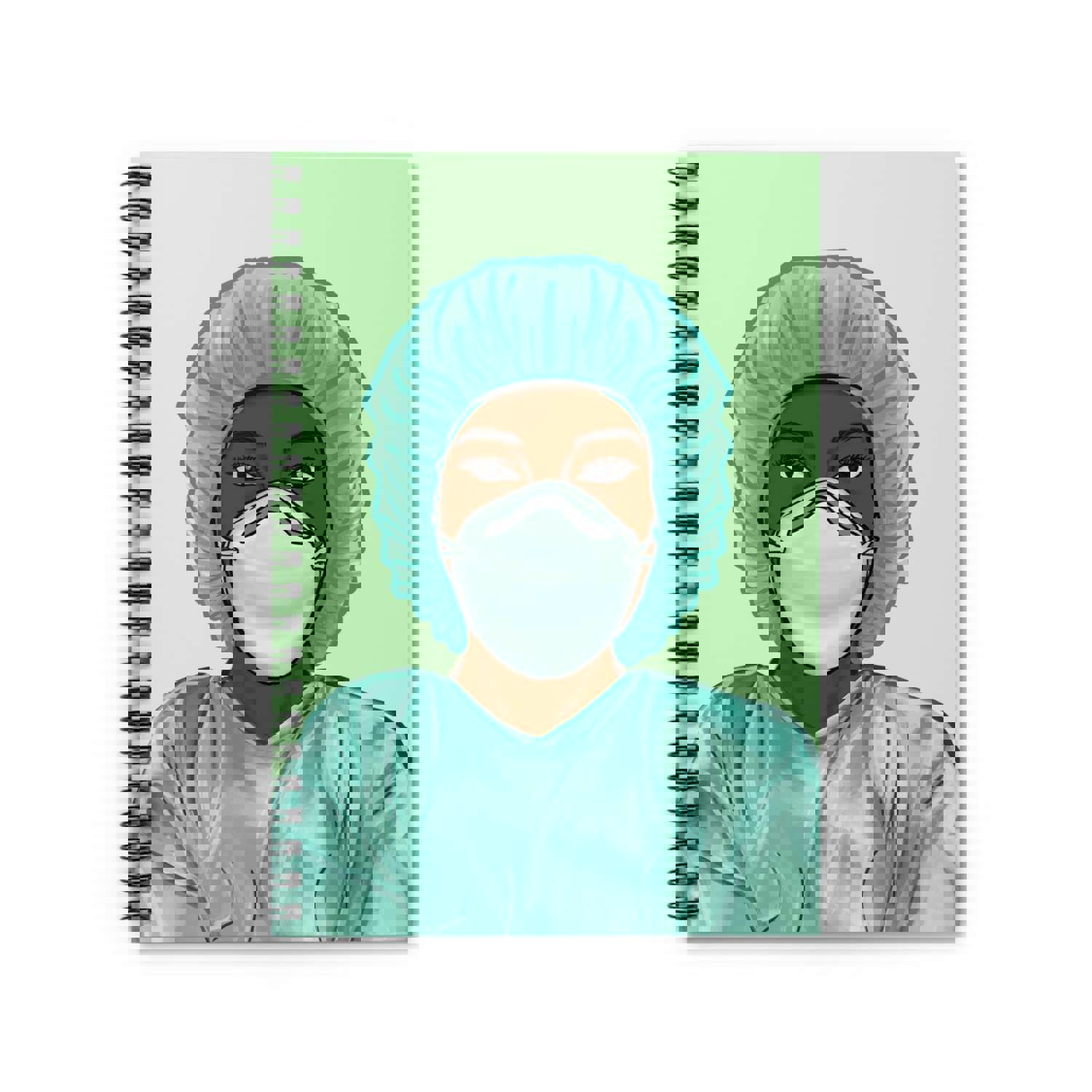 Healthcare Worker Spiral Notebook - Ruled Line