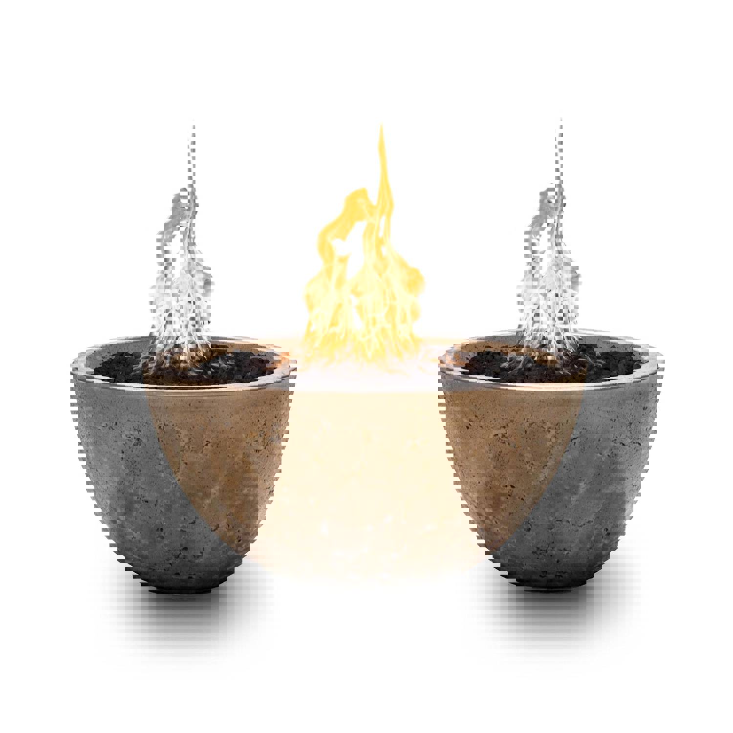 The Outdoor Plus 30 Luna Concrete Gas Fire Pit