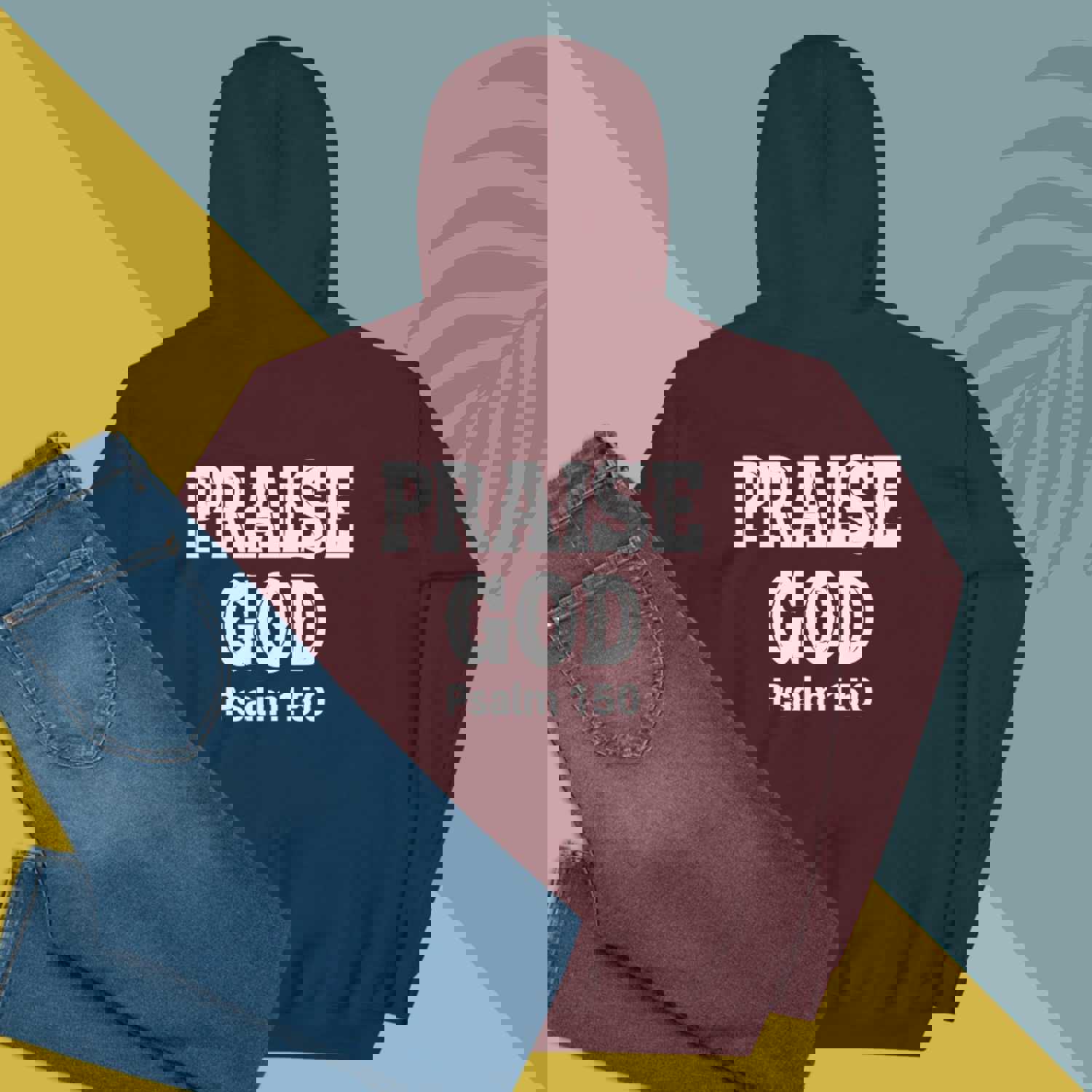 F&H Christian Praise God Two Sided Hoodie