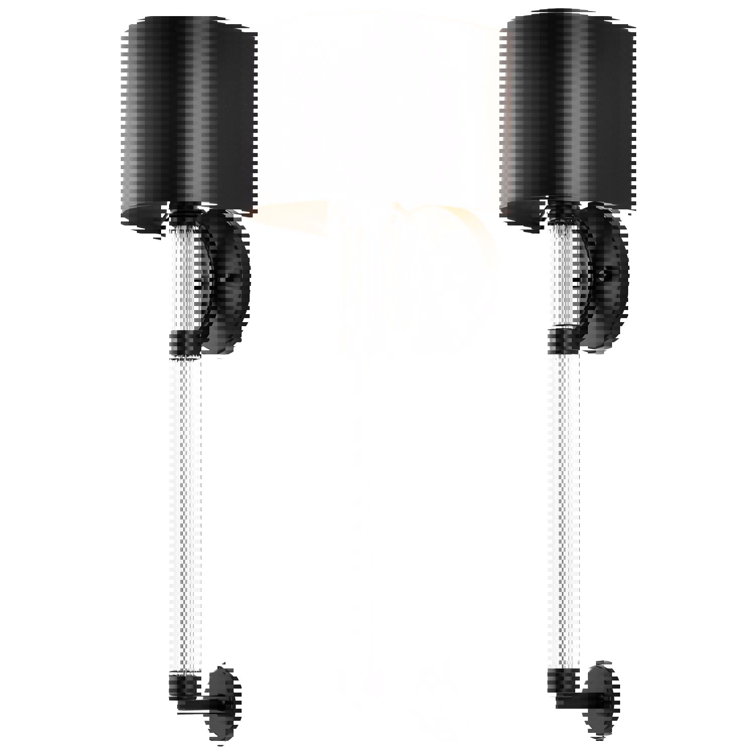 SATCO/NUVO Teagon 1 Light Wall Sconce Matte Black Finish Metal Shade (60-7756)