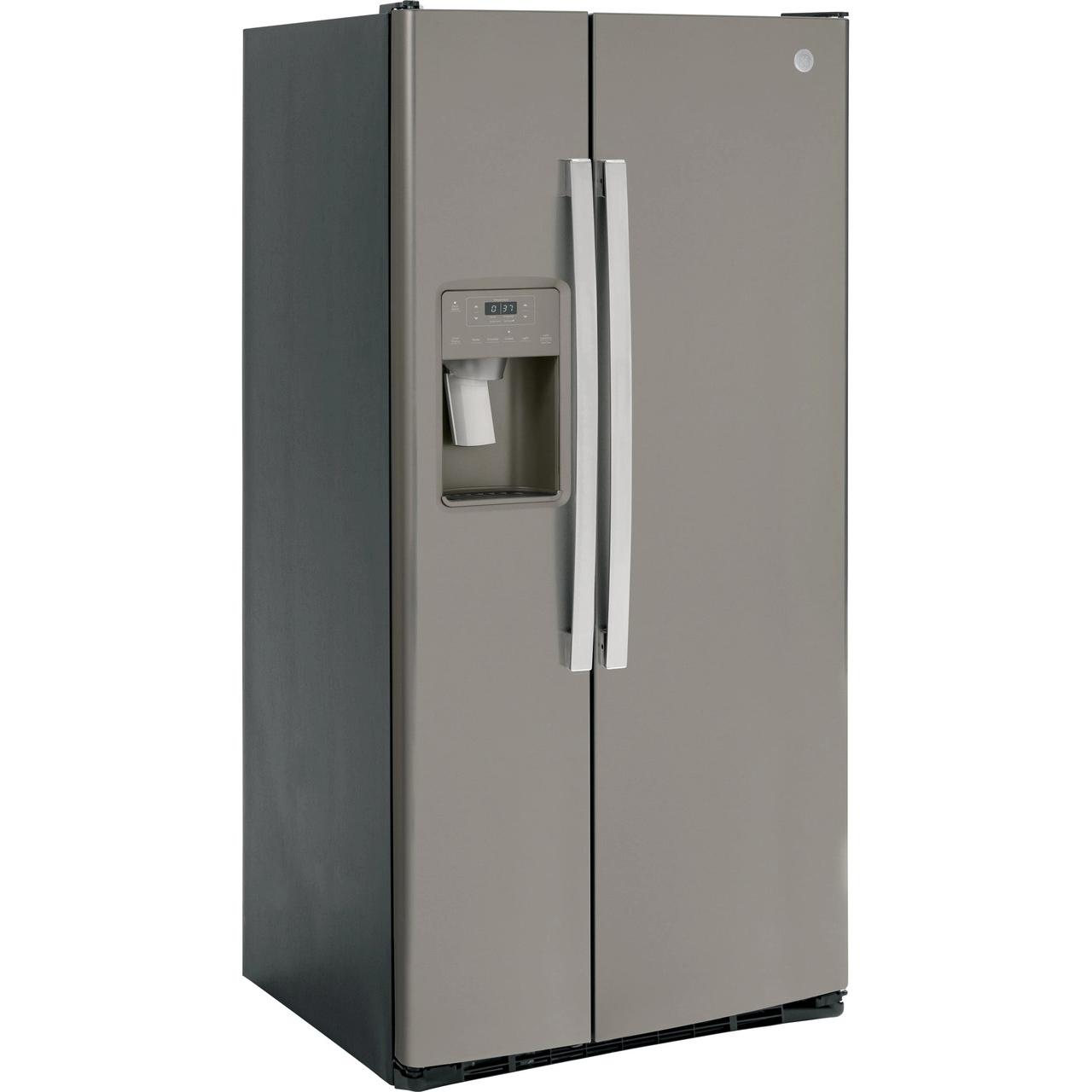 GE 33-inch Side-By-Side Refrigerator with Water and Ice Dispenser