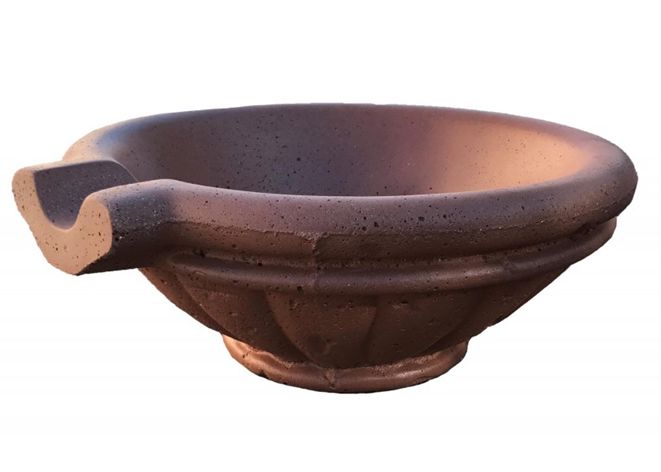 Tuscany Scupper Fire & Water Bowl with Electronic Ignition - Free Cover