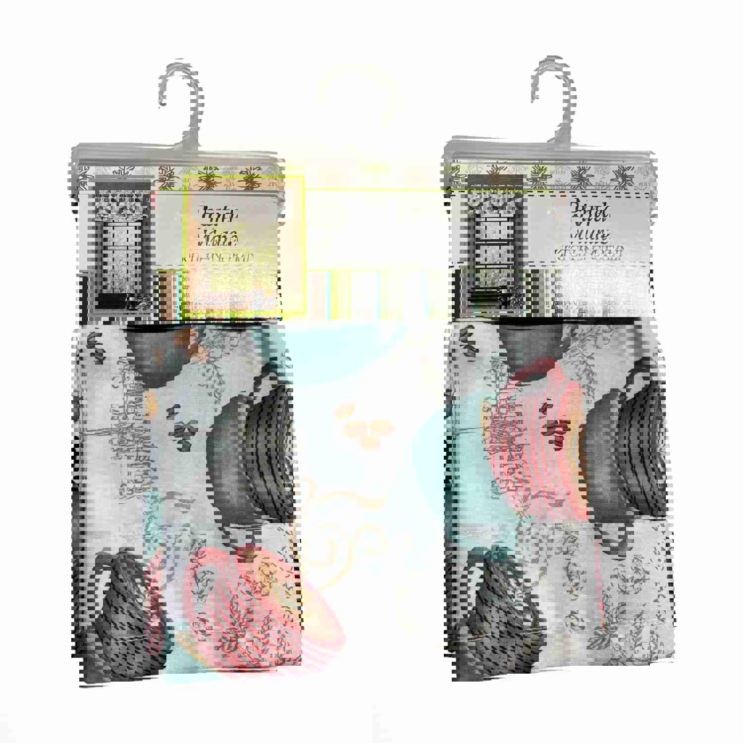 Printed Tier Swag - Kitchen Curtains (6 Styles)