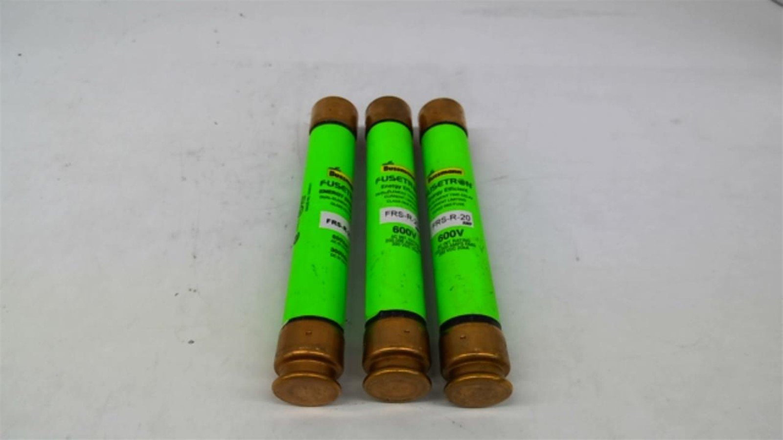 Bussman Fusetron FRS-R-20 Energy Efficient Dual-Element Time-Delay Fuse