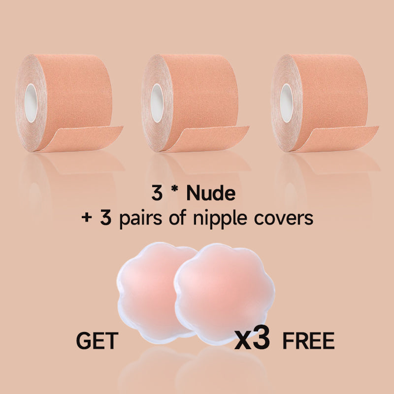 LauraCollection® Sticky Boob Tape - NUDE [BUY 1 GET 2 FREE]