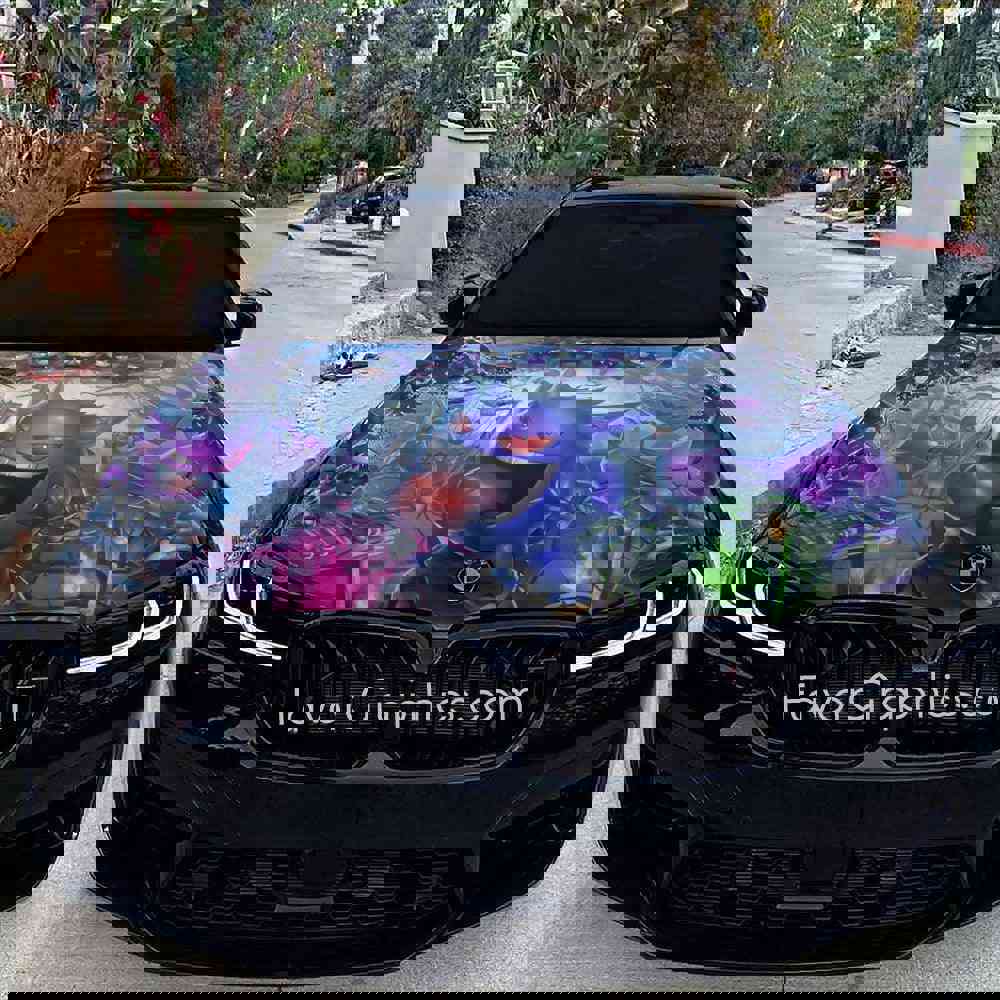Gengar (Pokemon) Itasha Car Vinyl Hood Wrap Decal Sticker