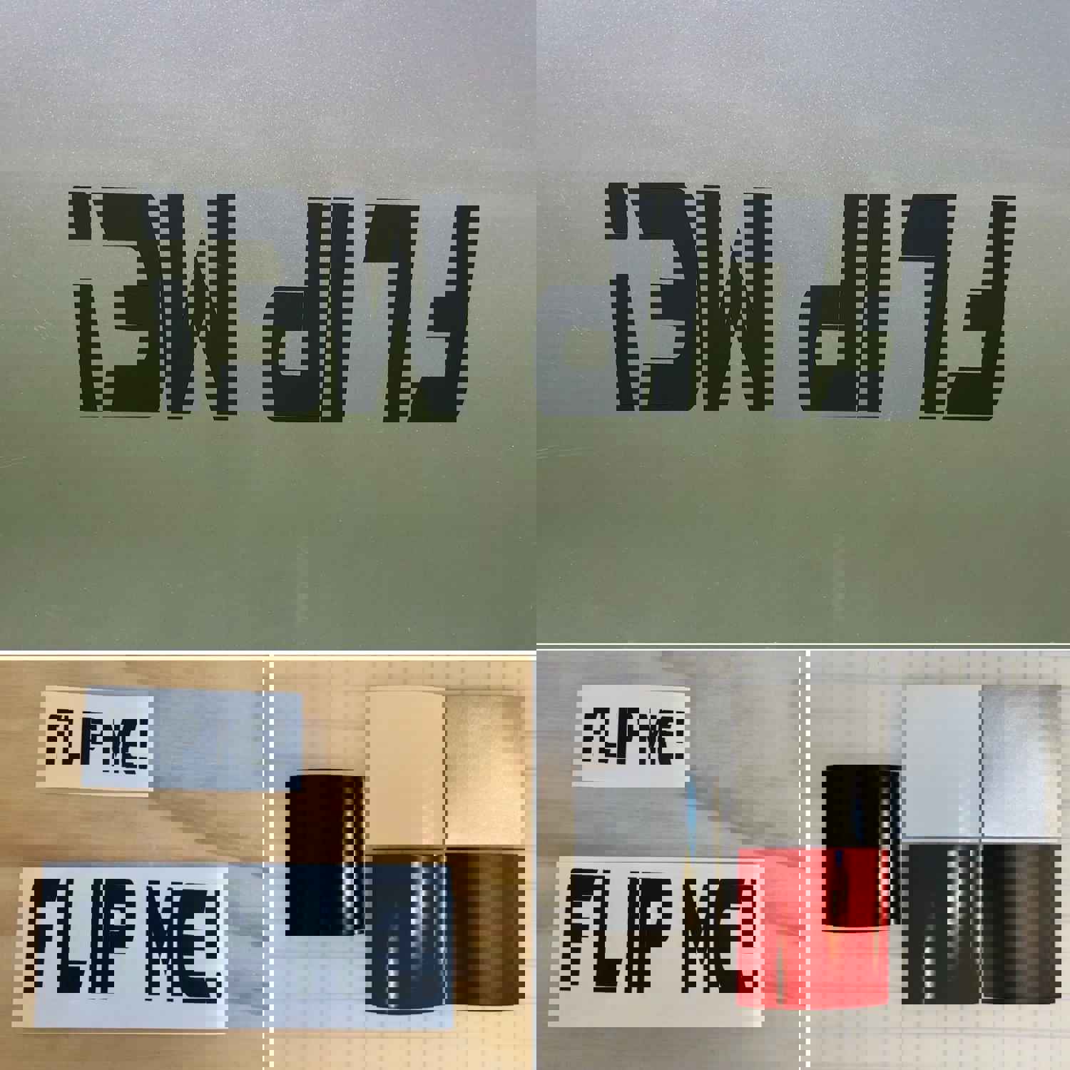 FLIP ME! Vinyl Decal for Jeep - 5 in. or 10 in. - Multiple Colors