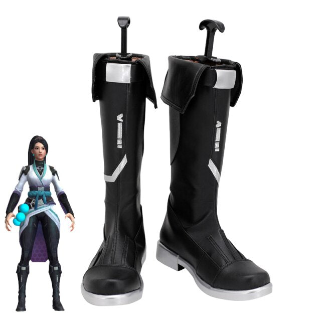 Valorant Cosplay Shoes - Sage, Jett, Viper, Phoenix - Halloween Carnival Boots