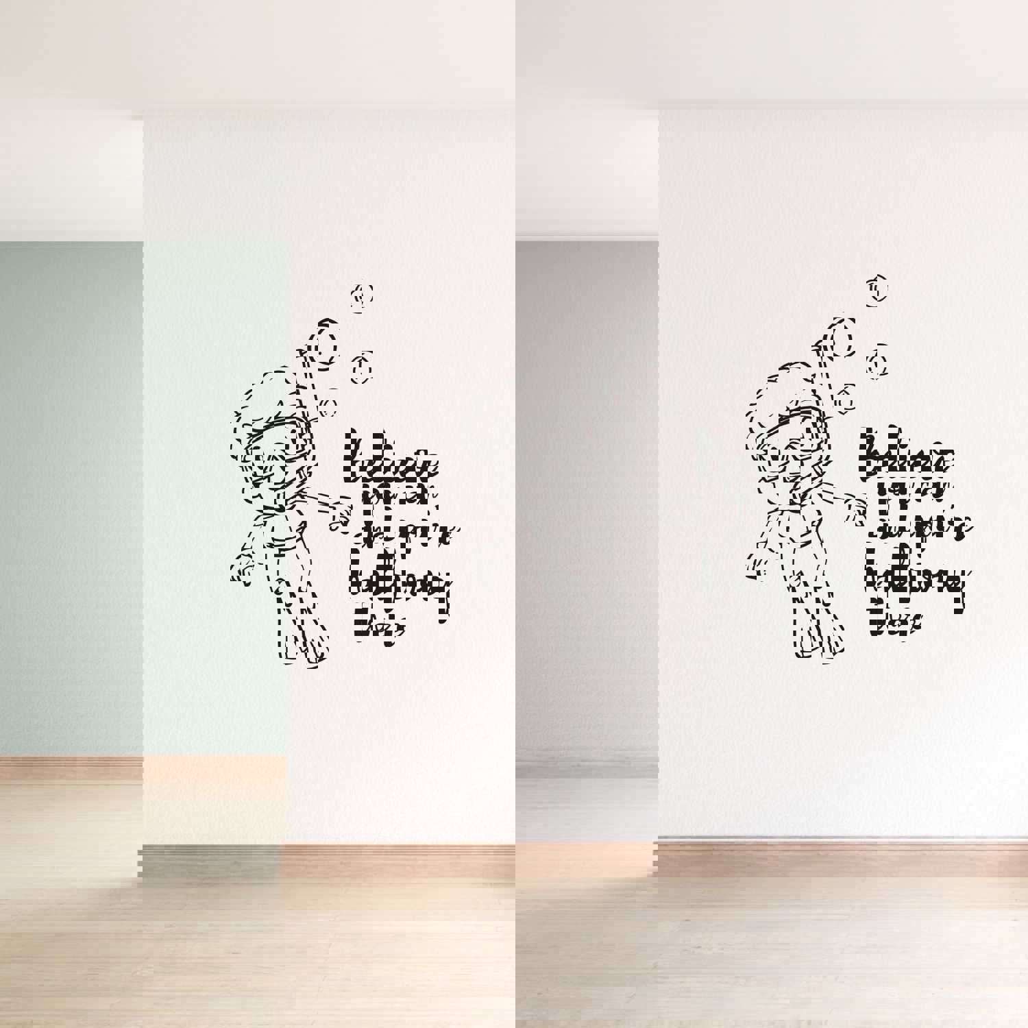 Snorkeling Quotes Vinyl Wall Sticker - Halfway There Life Quote Decal
