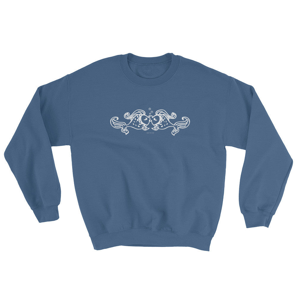 Fish Kiss Sweatshirt - Warm and Stylish Unisex Sweater