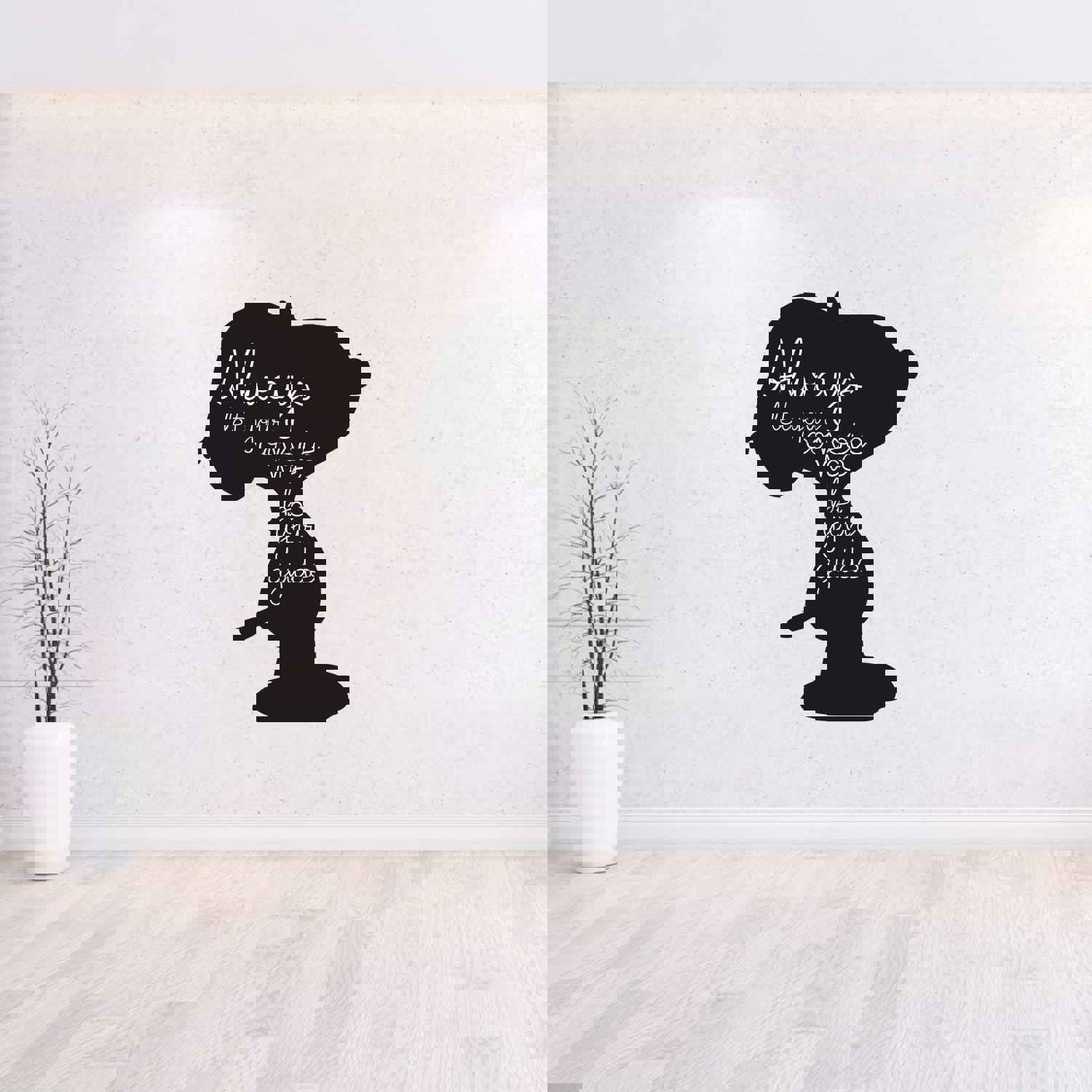 Snoopy Vinyl Wall Art Sticker Decal - Always Let Your Conscience Be Your Guide