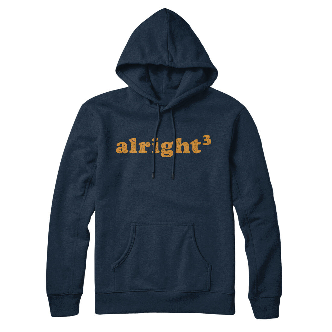 Alright Cubed Hoodie - Soft Unisex Pullover with Kangaroo Pocket