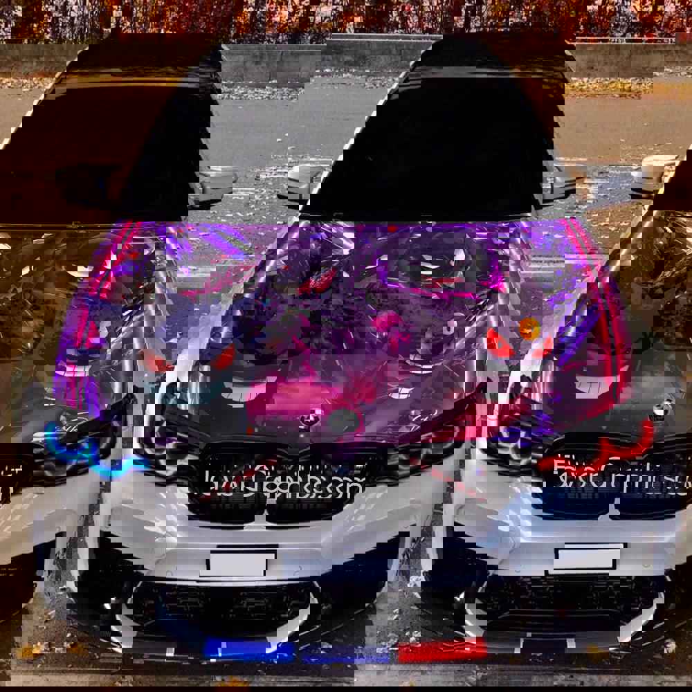 Gengar (Pokemon) Itasha Car Vinyl Hood Wrap Decal Sticker