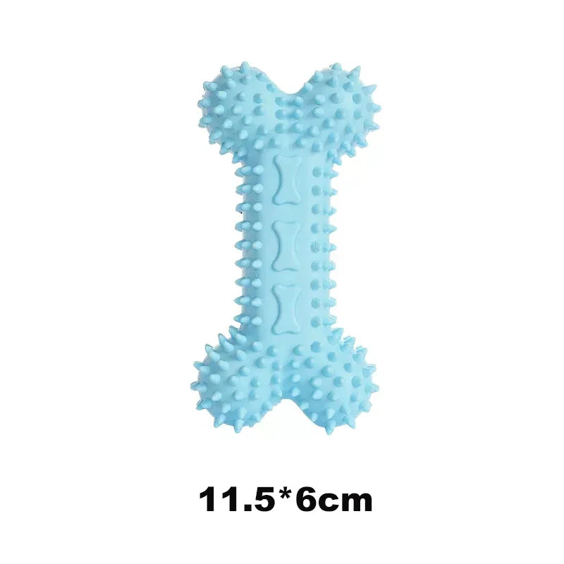 TPR Knot Dog Chew Toy for Small Dogs - Bite Resistant & Teeth Cleaning