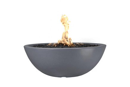 The Outdoor Plus Sedona Concrete Fire Pit with Free Cover