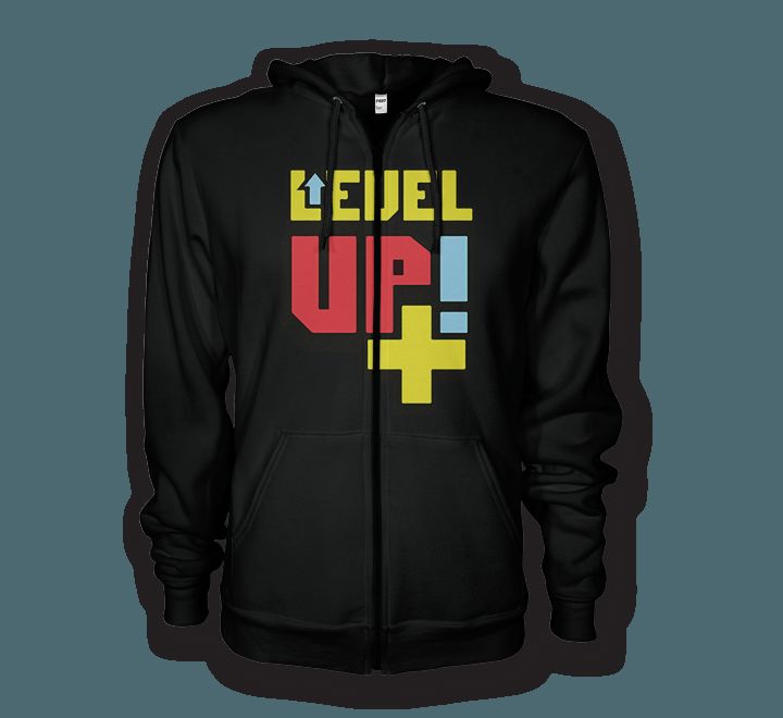 Level Up Hoodie - Comfortable and Durable Fleece Sweatshirt