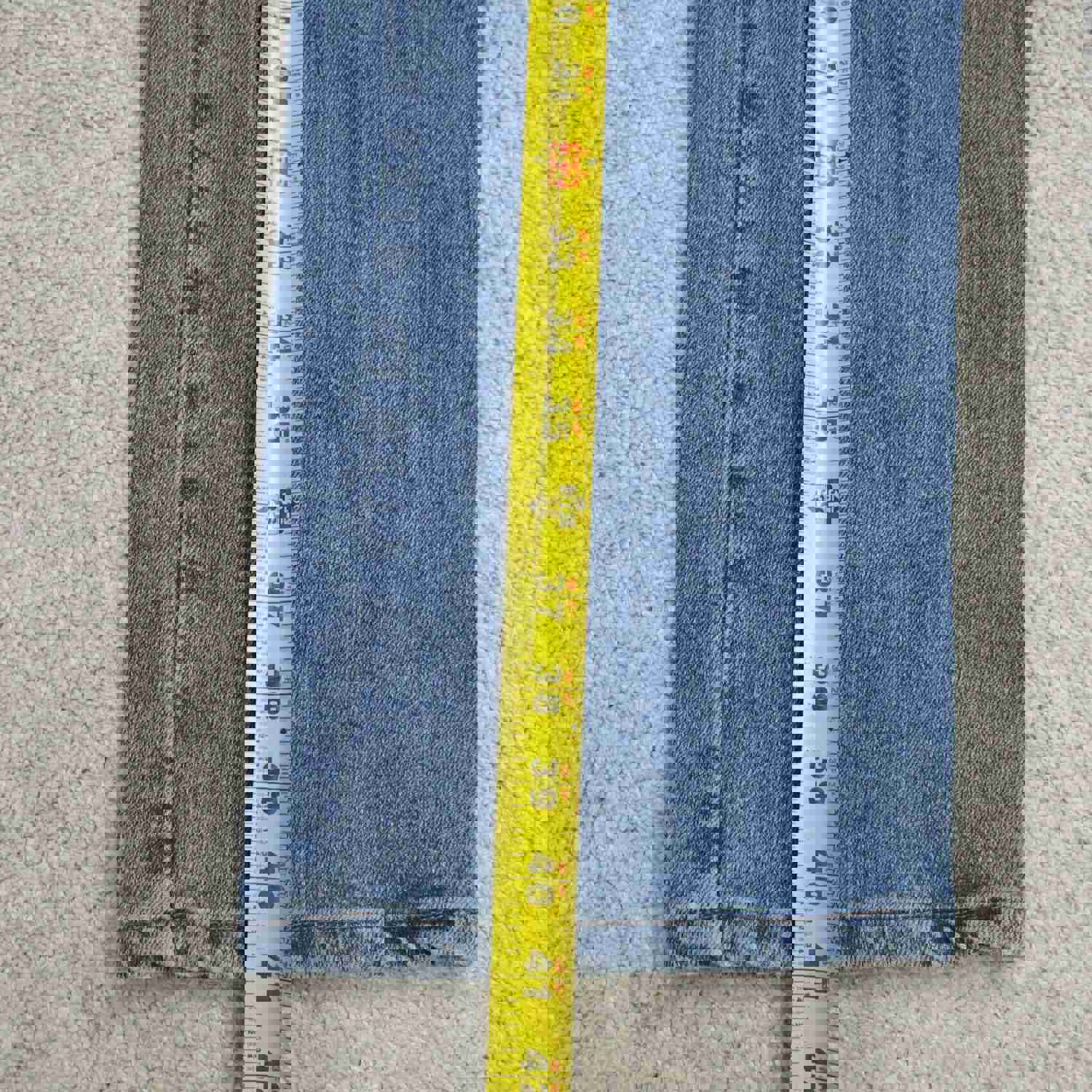 Wrangler Men's Blue Straight Leg Jeans - W30XL32, Regular Fit, Cotton