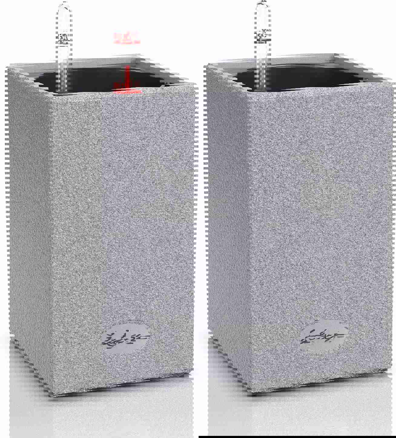 CASOLLY 13600 Canto 30 Tall Self-Watering Garden Planter for Indoor and Outdoor Use, Stone Grey