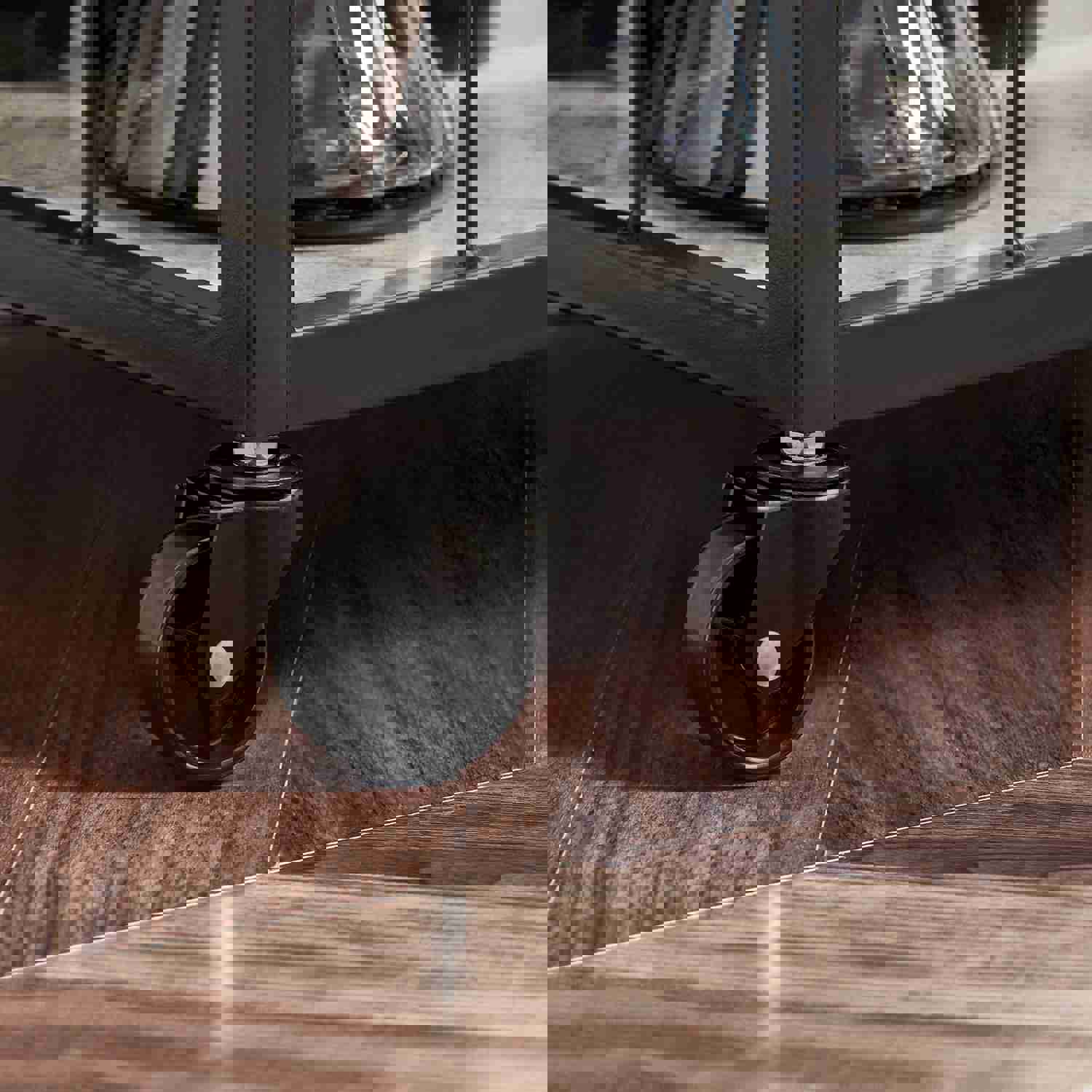 3 Tiers Kitchen Trolley Serving Cart with Wine Rack, FKW56-HG