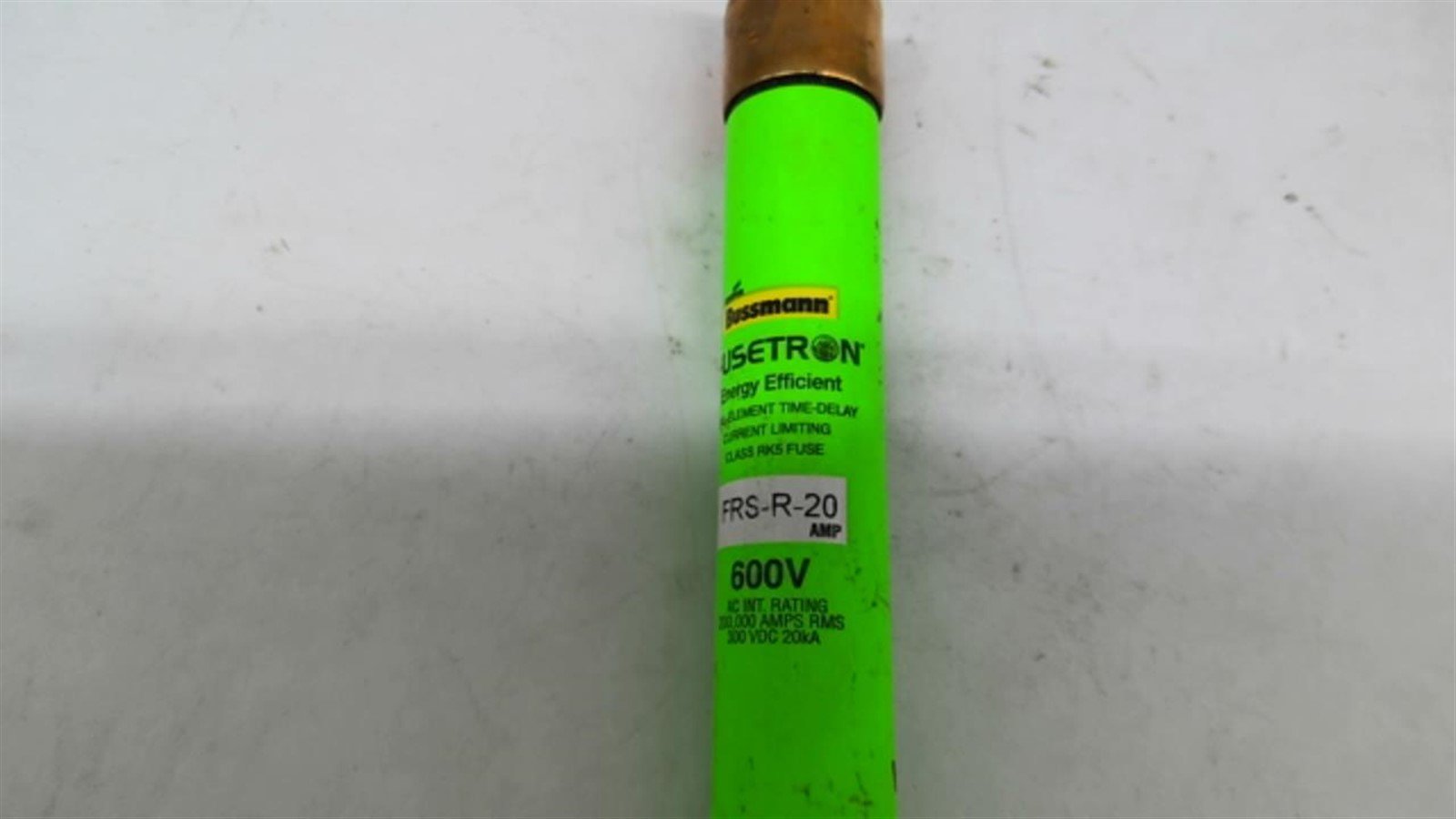 Bussman Fusetron FRS-R-20 Energy Efficient Dual-Element Time-Delay Fuse