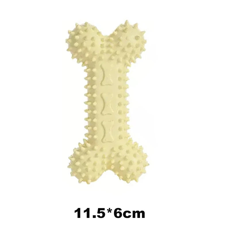 TPR Knot Dog Chew Toy for Small Dogs - Bite Resistant & Teeth Cleaning