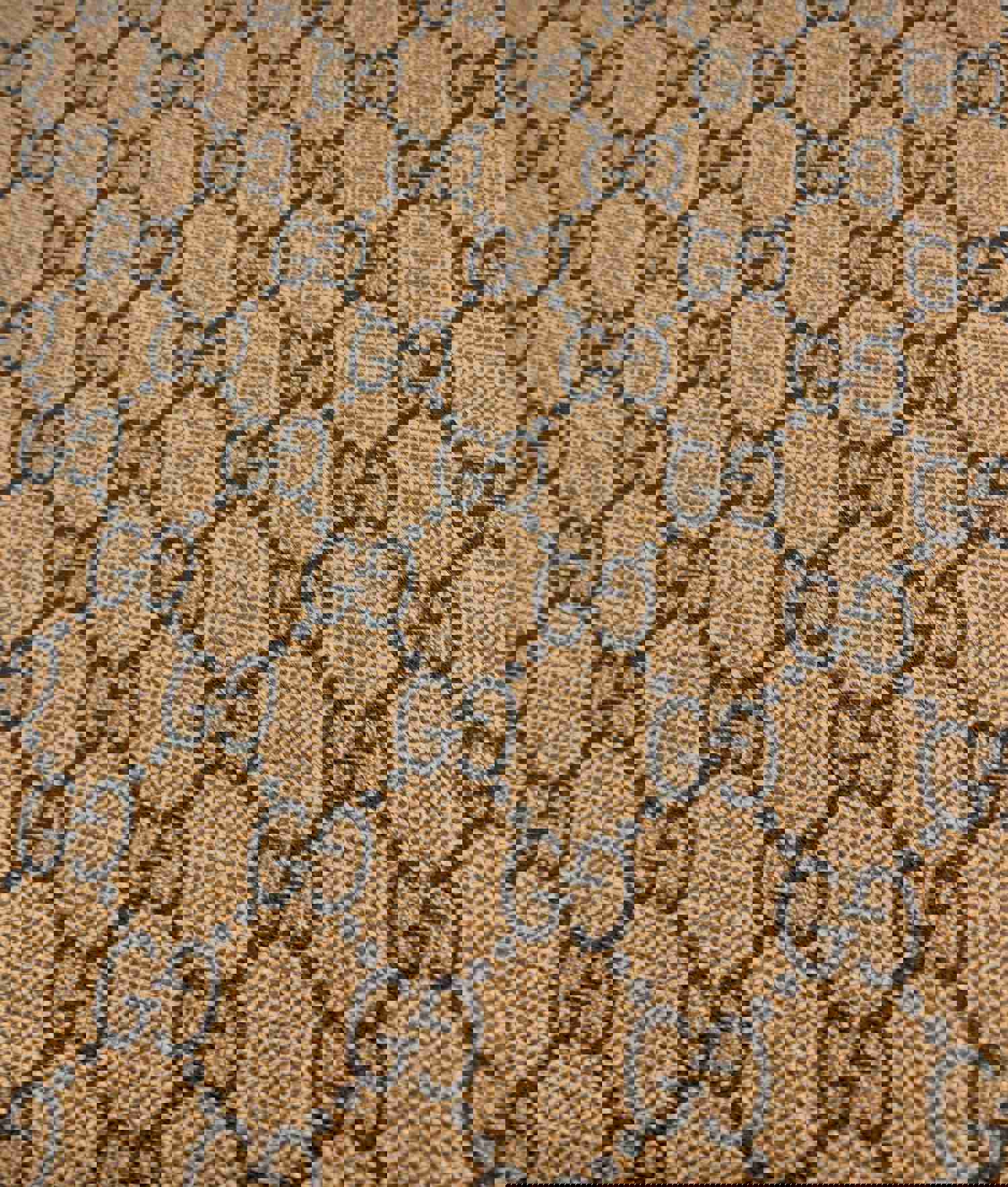 Classic GG Leather Fabric for Shoe Custom Bag Craft