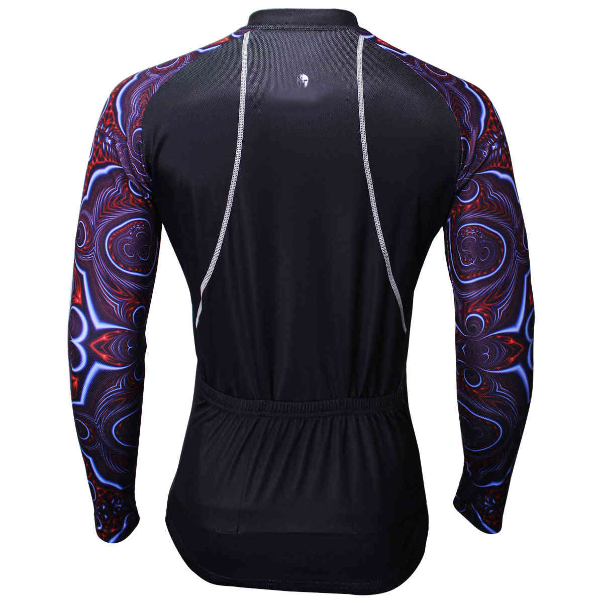 ILPALADINO Cool-arm Mens Cycling Black Long-sleeve Jerseys - Spring Autumn Outdoor Sports Gear