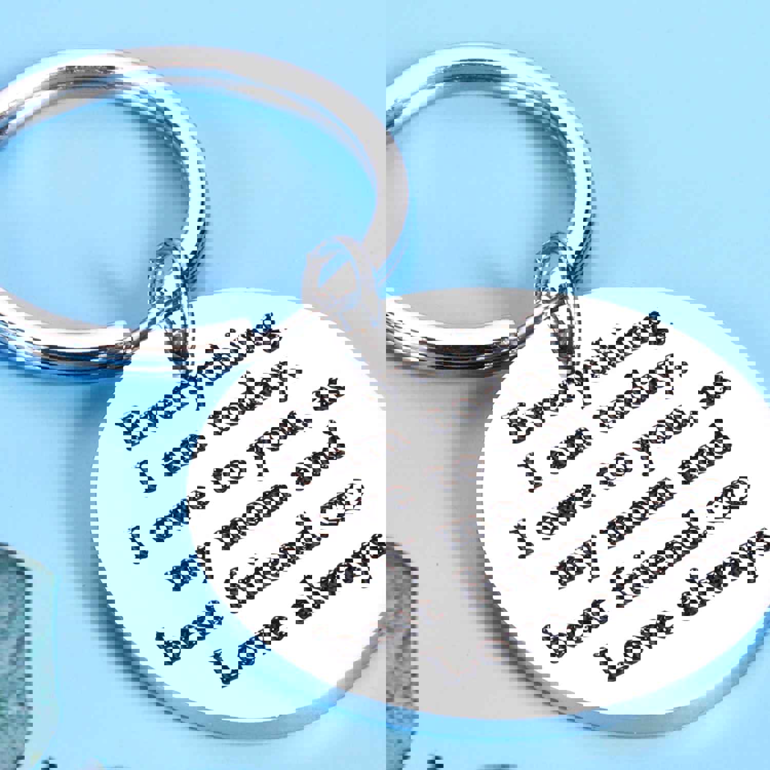 Sentimental Keychain Gift for Mom - Perfect for Mother's Day, Birthday, Valentine's Day, Christmas, and More