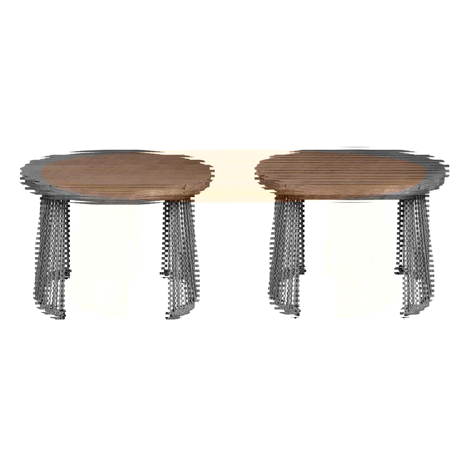 Benicia Outdoor Patio Oval Coffee Table