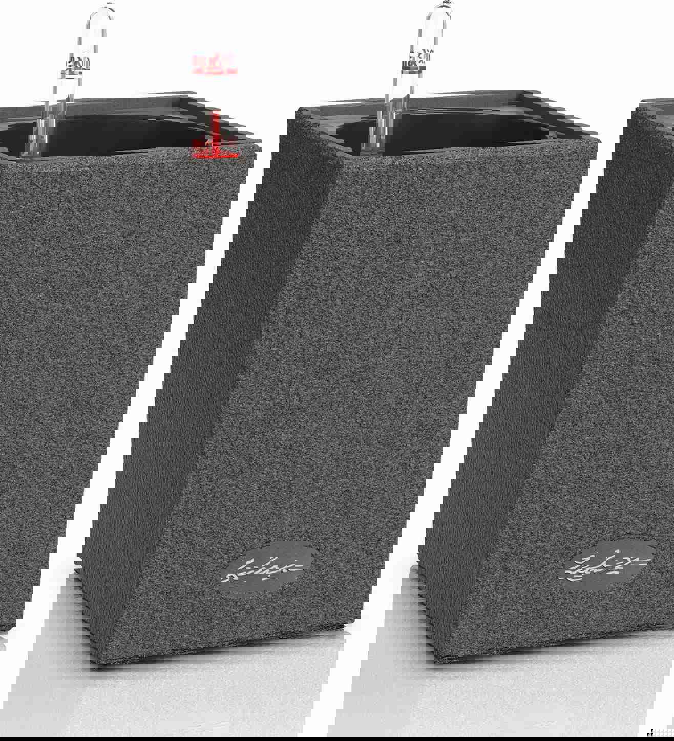 CASOLLY 13600 Canto 30 Tall Self-Watering Garden Planter for Indoor and Outdoor Use, Stone Grey