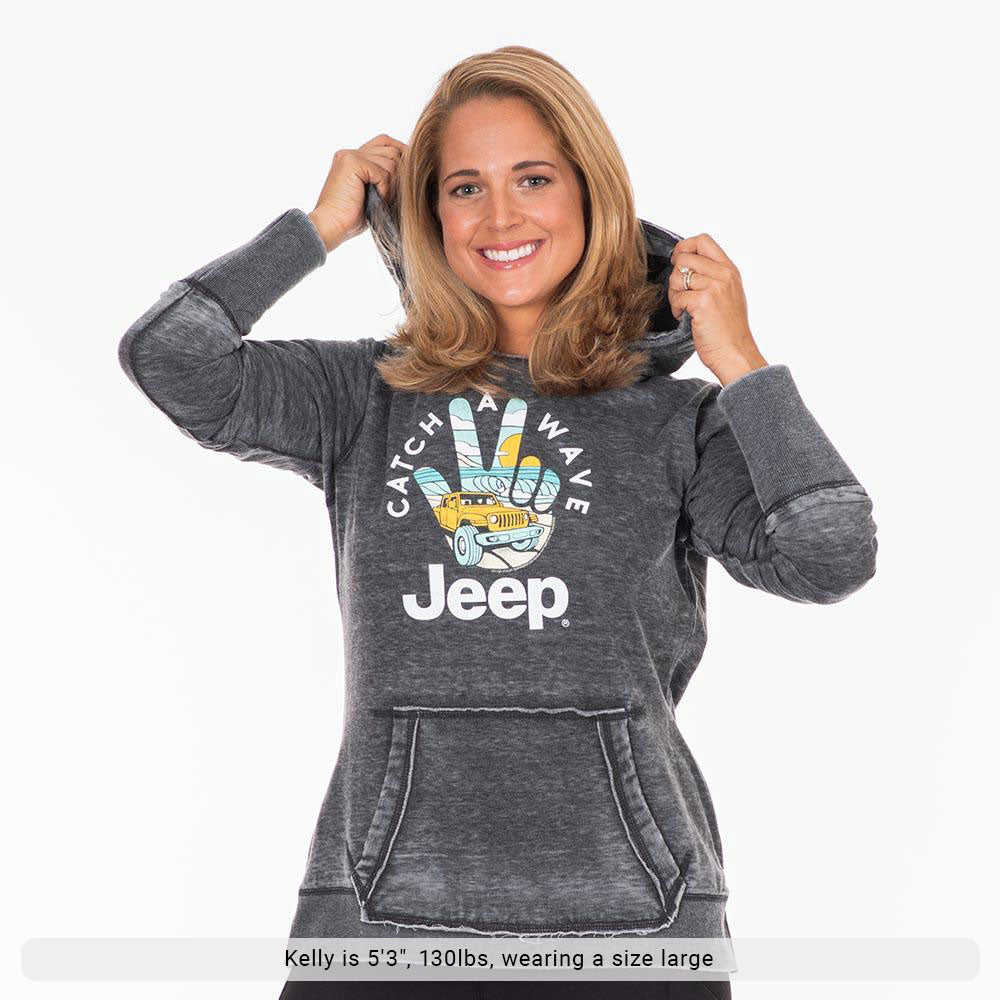 Jeep - Catch A Wave Womens Hoodie
