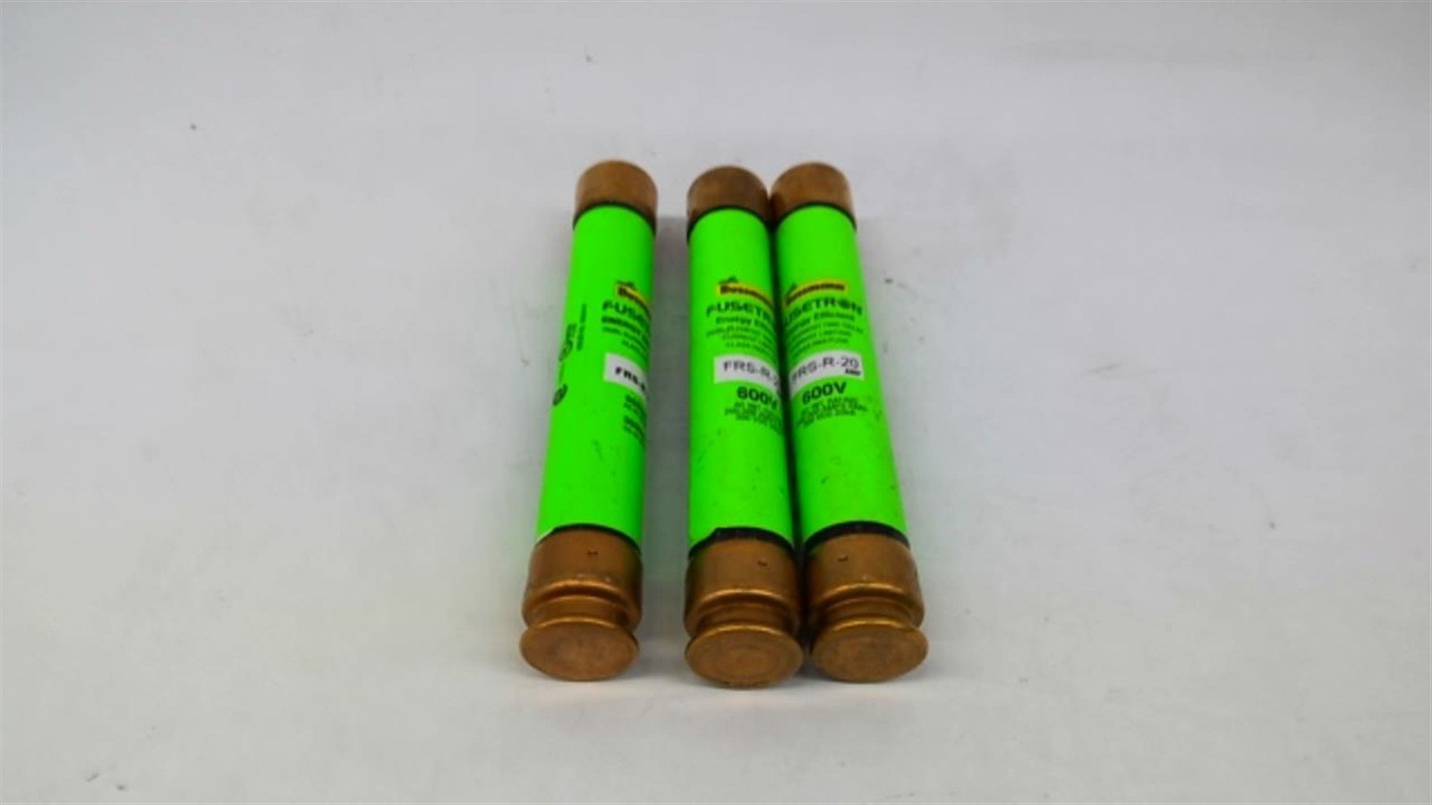 Bussman Fusetron FRS-R-20 Energy Efficient Dual-Element Time-Delay Fuse