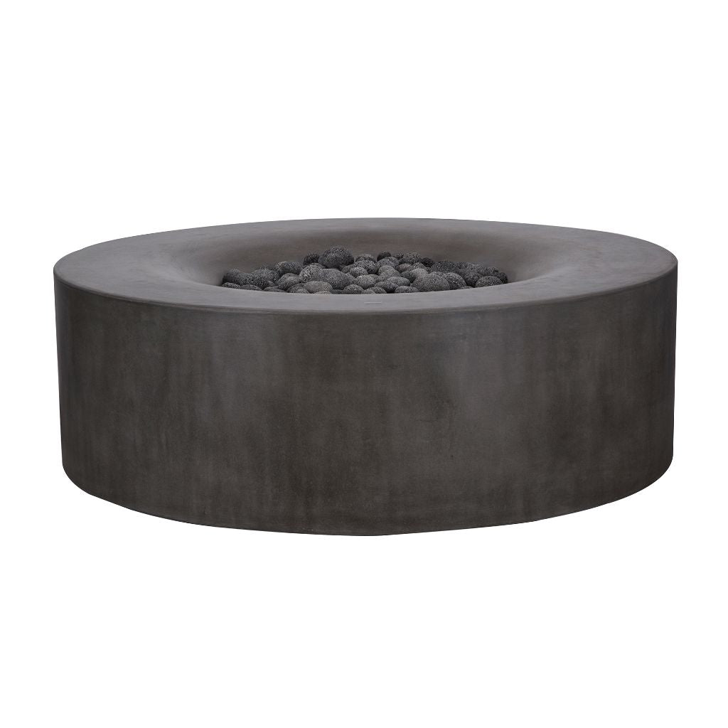PyroMania Avalon 42 Round Charcoal Outdoor Natural Gas Fire Pit Table
