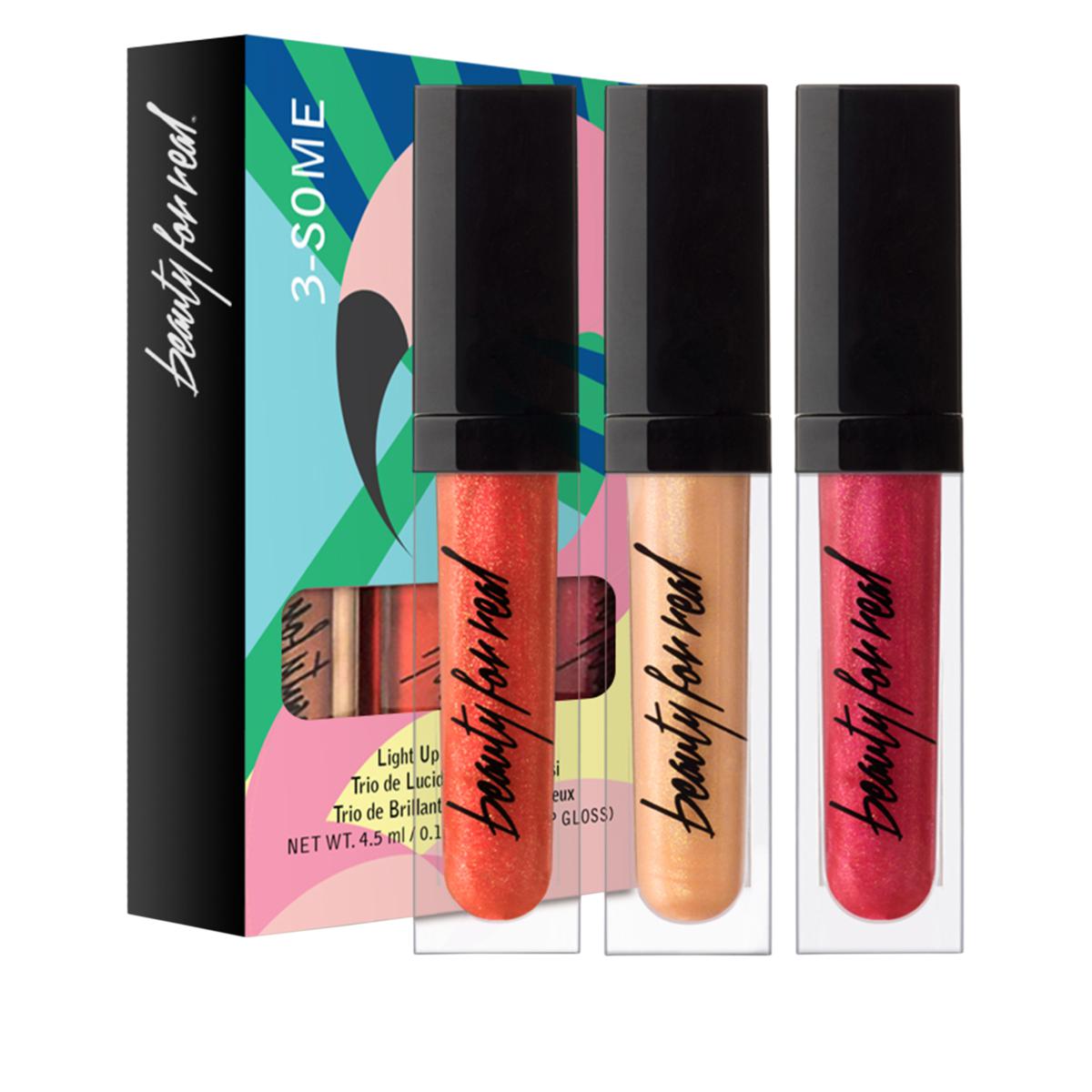Beauty For Real Liquid Lip Cream Trios with Light and Mirror