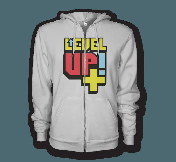 Level Up Hoodie - Comfortable and Durable Fleece Sweatshirt