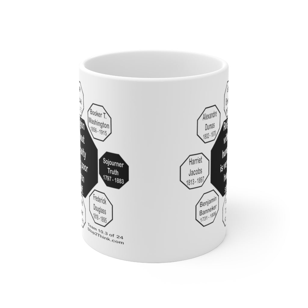 MW-10.3 - Sojourner Truth Quote Ceramic Mug - 11 oz