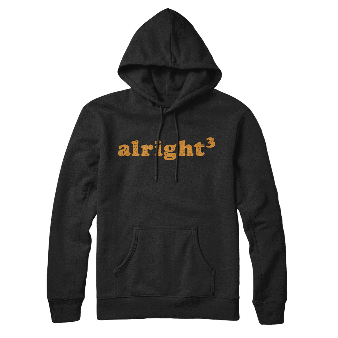 Alright Cubed Hoodie - Soft Unisex Pullover with Kangaroo Pocket