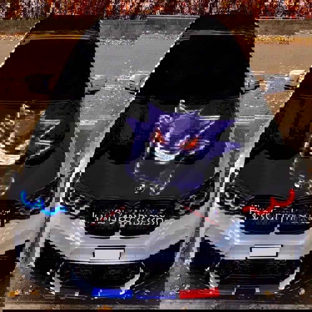 Gengar (Pokemon) Itasha Car Vinyl Hood Wrap Decal Sticker