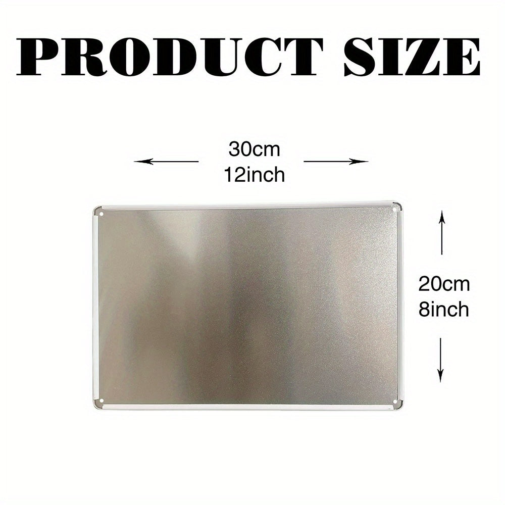 Retro Vintage Metal Tin Sign - God Said Let Us Send Them Without Wings So None Suspect They Are Angels - 8x12 Inch Wall Decor