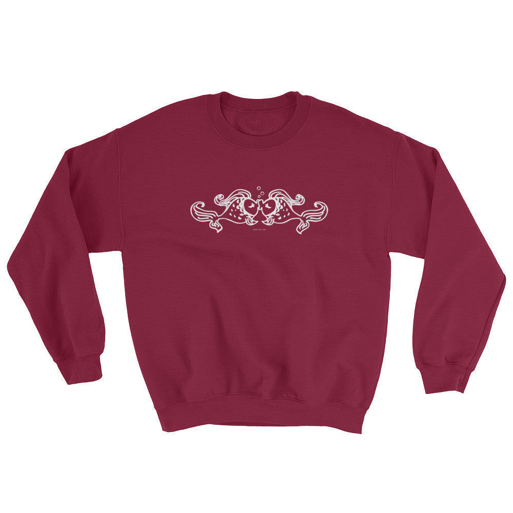 Fish Kiss Sweatshirt - Warm and Stylish Unisex Sweater