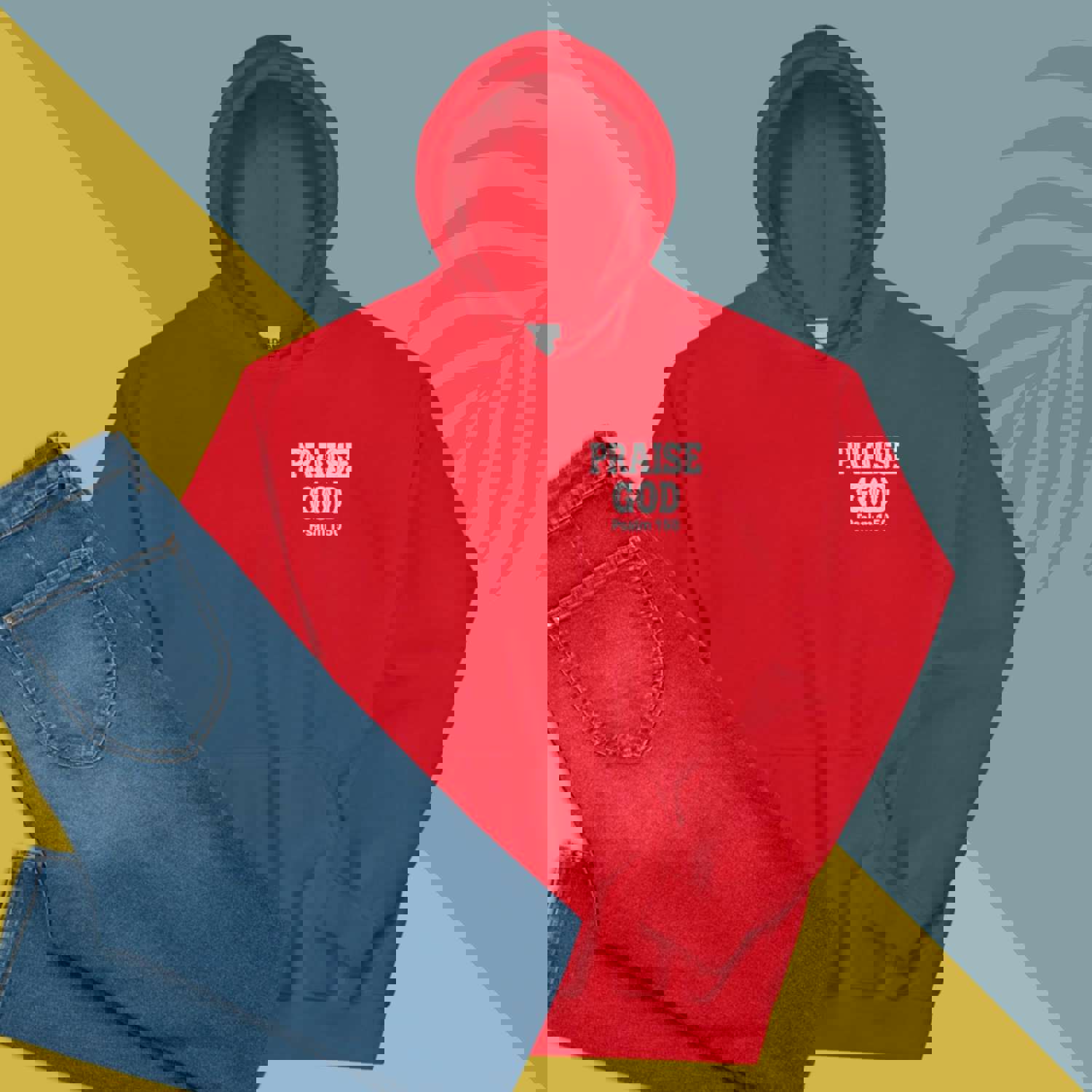 F&H Christian Praise God Two Sided Hoodie