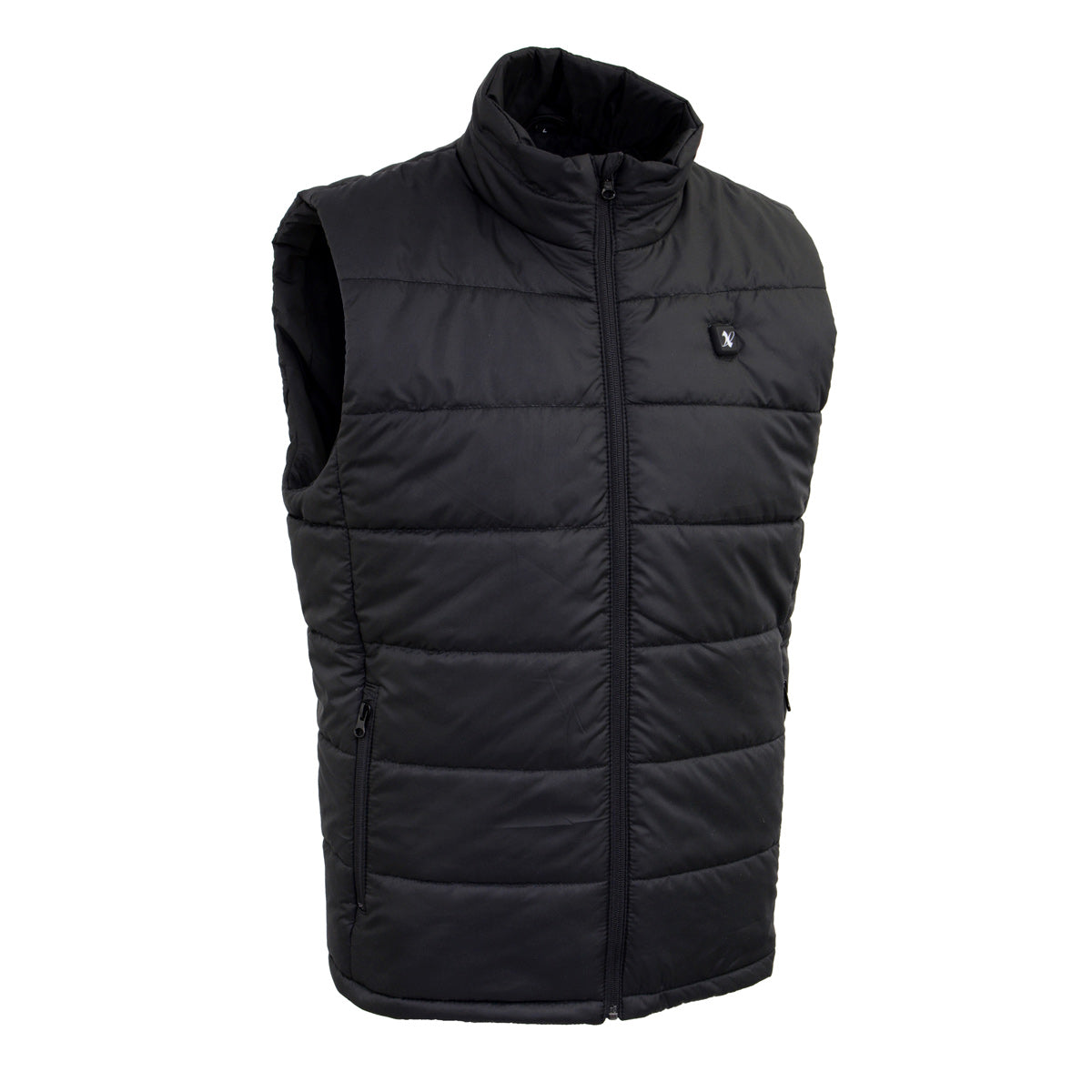 Nexgen Heat NXM3301SET Men's Heated Puffer Vest for Outdoor Activities with Rechargeable Battery